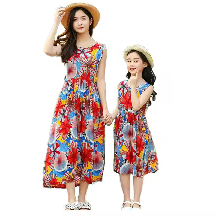 girls flower white dress