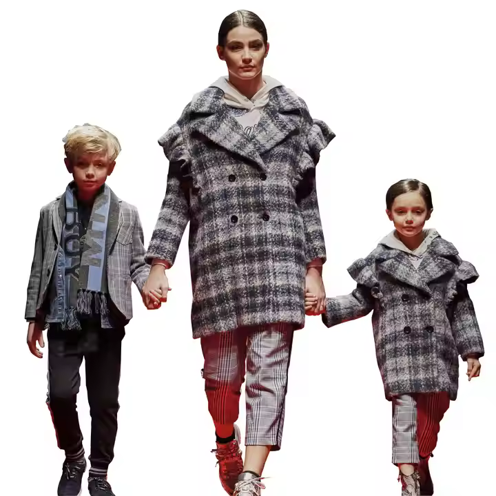 Parent-child Coat,mummy and Me Outfits,family Matching Clothing 30 years custom made wholesale children's clothing factory