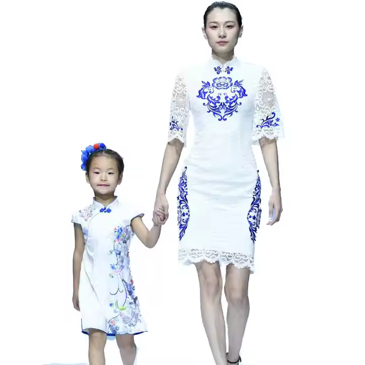 girls flower white dress