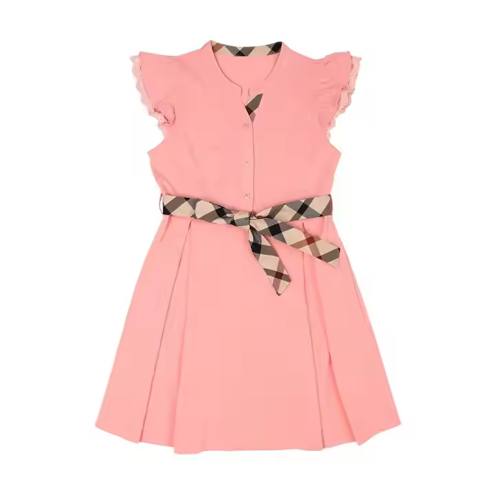 Vello Formal Summer Dress for Girls Aged 12 Floral Chiffon Sleeveless With Beautiful Flower Decoration Custom ODM Teenage Girls
