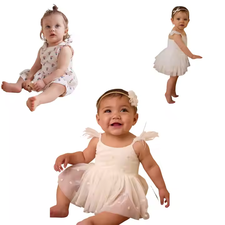 Baby girls cotton romper
