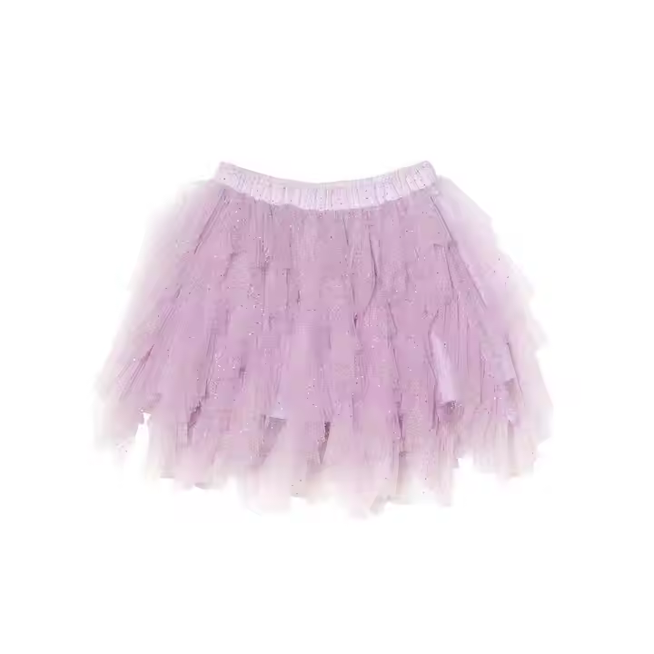 Beautiful Mini Girls Tutu Skirts for Toddlers Breathable and Sweet Style with Sparkle Tulle and Puff