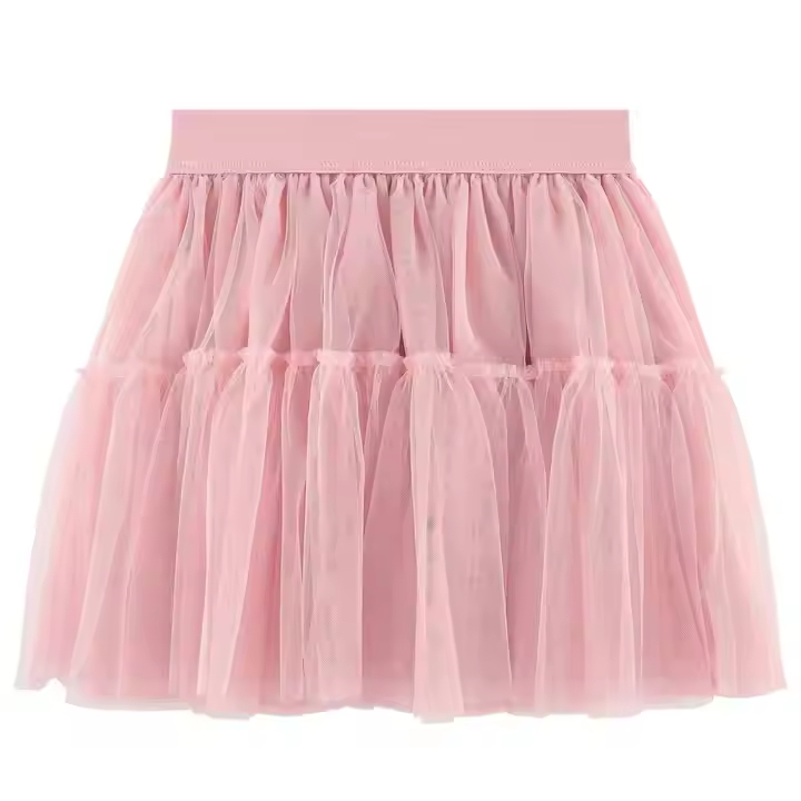Custom Pink Cheerleader Petticoat Skirt for Girls Breathable Casual Mini Tutu Skirt Plus Size Options Available