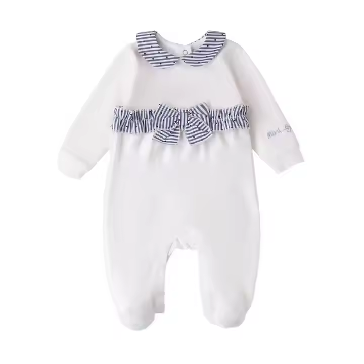 Baby Footed Sleeper Newborn Style Pajamas 100% Cotton Print Customization
