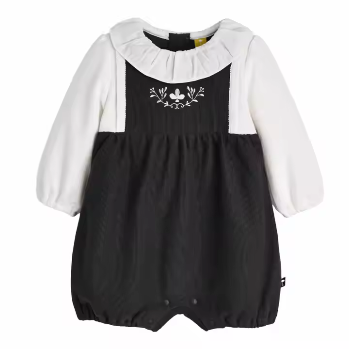 girls flower white dress