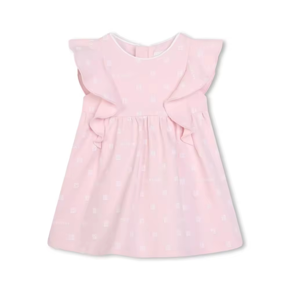 Floral Pattern Summer Dresses for Girls Age 2 to 12 O-Neck Plus Size Baby Party Dress Sustainable and Age-Appropriate