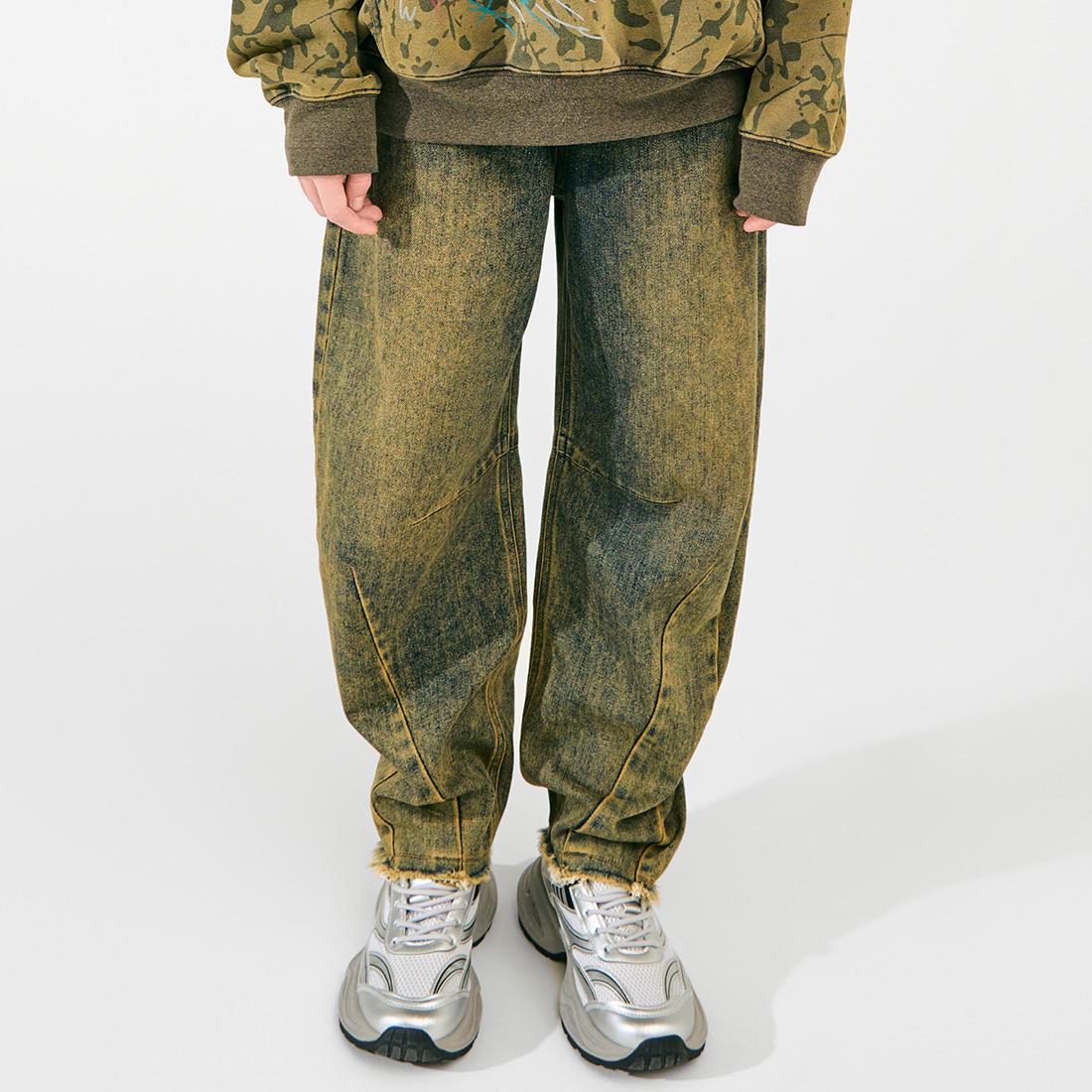 Customizable Jeans for Girls and Children Aged 12 Casual Cotton Pants With Print Technique Custom Clothing Manufacturers